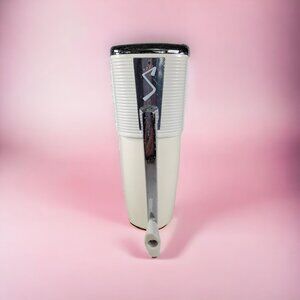 Vtg MCM c1950s Swing-A-Way 1809 Hand Crank Wall Mount Ice Crusher White Model 50